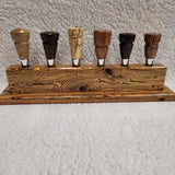 Bocote Wood Bottle Stopper Display Stand