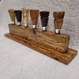 Bocote Wood Bottle Stopper Display Stand