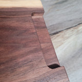 Walnut Live Edge 13" x 11" Charcuterie Board  w/Stand (C)