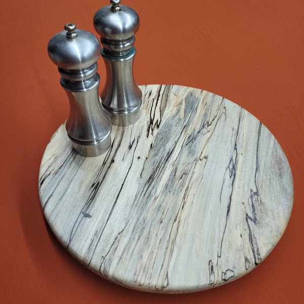 Spalted Maple Wood Lazy Susan