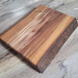 Walnut Live Edge 13" x 11" Charcuterie Board  w/Stand (C)