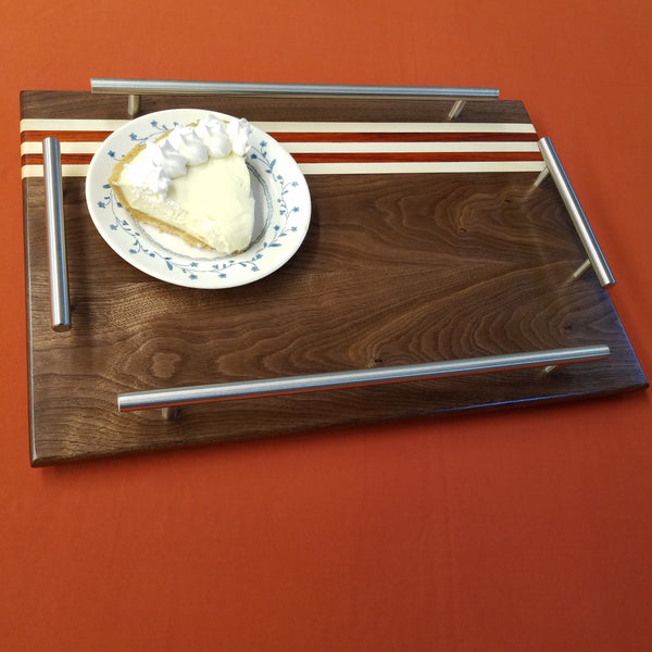 Cleveland Browns Themed Wood Serving Tray