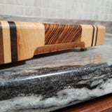 Zebrawood Highlight 14" x 9" Charcuterie Board