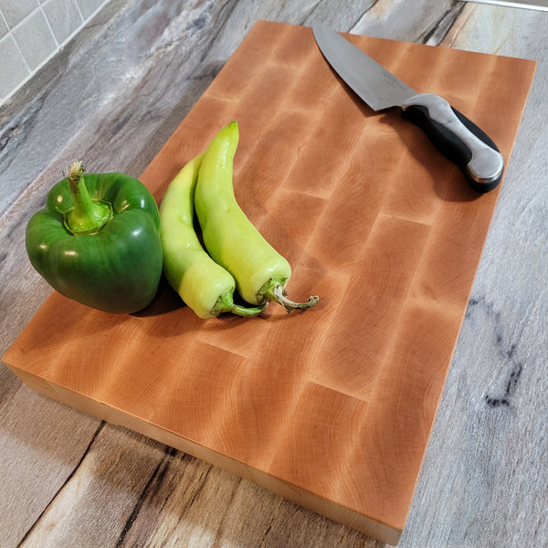Maple 18 x 12½ End Grain Cutting Board