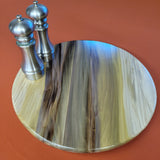 16" Rainbow Poplar Wood Lazy Susan
