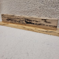 Spalted Maple Bottle Stopper Display Stand