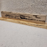 Spalted Maple Bottle Stopper Display Stand