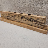 Spalted Maple Bottle Stopper Display Stand