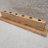 Spalted Maple Bottle Stopper Display Stand