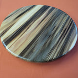 14" Rainbow Poplar Wood Lazy Susan