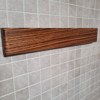 Zebrawood Face Grain Magnetic Knife Holder