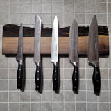 Walnut Live Edge Magnetic Knife Holder