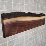  Walnut Live Edge Magnetic Knife Holder