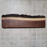  Walnut Live Edge Magnetic Knife Holder