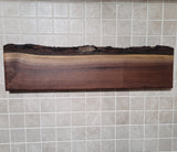 21" Walnut Live Edge Magnetic Knife Holder