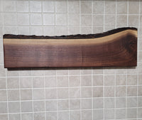 21" Walnut Live Edge Magnetic Knife Holder