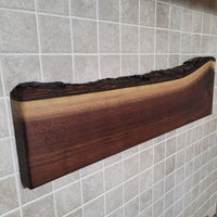 21" Walnut Live Edge Magnetic Knife Holder