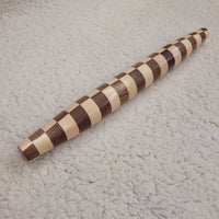 Maple / Walnut Checkered French Rolling Pin