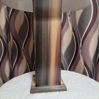 Rainbow Poplar Wood Table Lamp