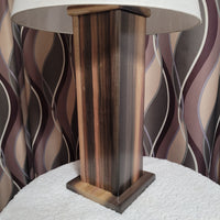 Rainbow Poplar Wood Table Lamp