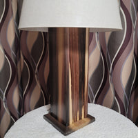 Rainbow Poplar Wood Table Lamp