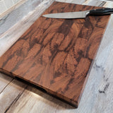 Burmese Teak / Walnut End Grain Cutting Board