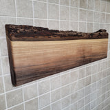 Premium Walnut Live Edge Magnetic Knife Holder (K)