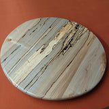 16" Spalted Maple Wood Lazy Susan