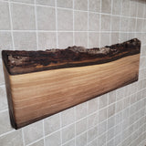 Premium Walnut Full Live Edge Magnetic Knife Holder (A)