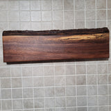 Black Walnut Full Live Edge Magnetic Knife Holder (G)