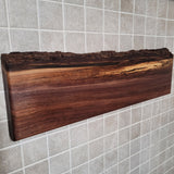 Black Walnut Full Live Edge Magnetic Knife Holder (G)