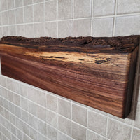 Black Walnut Full Live Edge Magnetic Knife Holder (G)