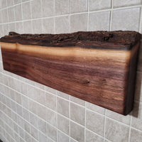 Black Walnut Live Edge Magnetic Knife Holder (B)