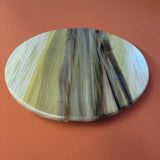 16" Rainbow Poplar Wood Lazy Susan