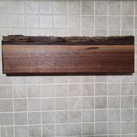 Black Walnut Full Live Edge Magnetic Knife Holder (E)