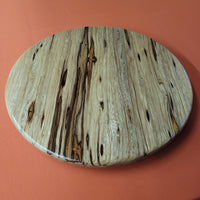 16" Black Limba Wood Lazy Susan (A)