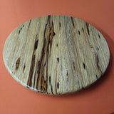 16" Black Limba Wood Lazy Susan (A)