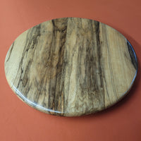 16" Black Limba Wood Lazy Susan (B)