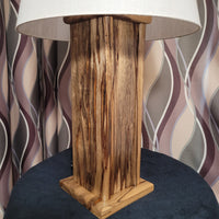 Black Limba Wood Table Lamp