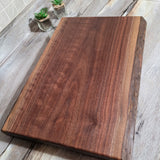 Walnut Live Edge 18 ½” x 13" Cutting Board (A)