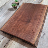 Walnut Live Edge 18” x 13" Cutting Board (B)