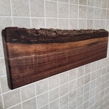 Black Walnut Live Edge Knife Holder