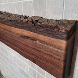 Black Walnut Live Edge Knife Holder