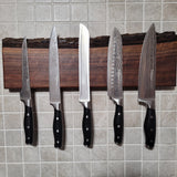 Black Walnut Live Edge Knife Holder