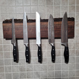 Black Walnut Live Edge Magnetic Knife Holder