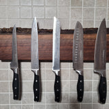 Black Walnut Live Edge Magnetic Knife Holder