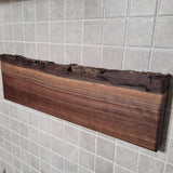 Black Walnut Live Edge Magnetic Knife Holder