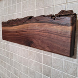 Black Walnut Full Live Edge Magnetic Knife Holder (D)