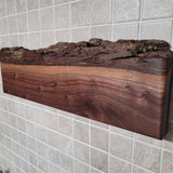 Black Walnut Full Live Edge Magnetic Knife Holder (C)
