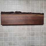 Black Walnut Full Live Edge Magnetic Knife Holder (D)